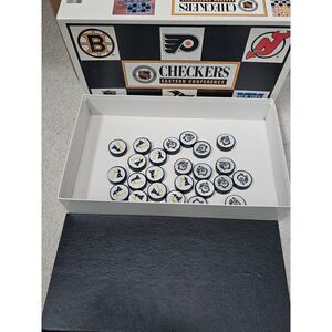 NHL Checkers Board Game – Pittsburgh Penguins vs. Buffalo Sabres Vintage
